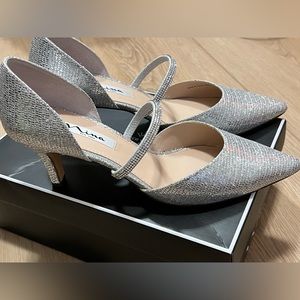 Nina Brystol Pump Silver